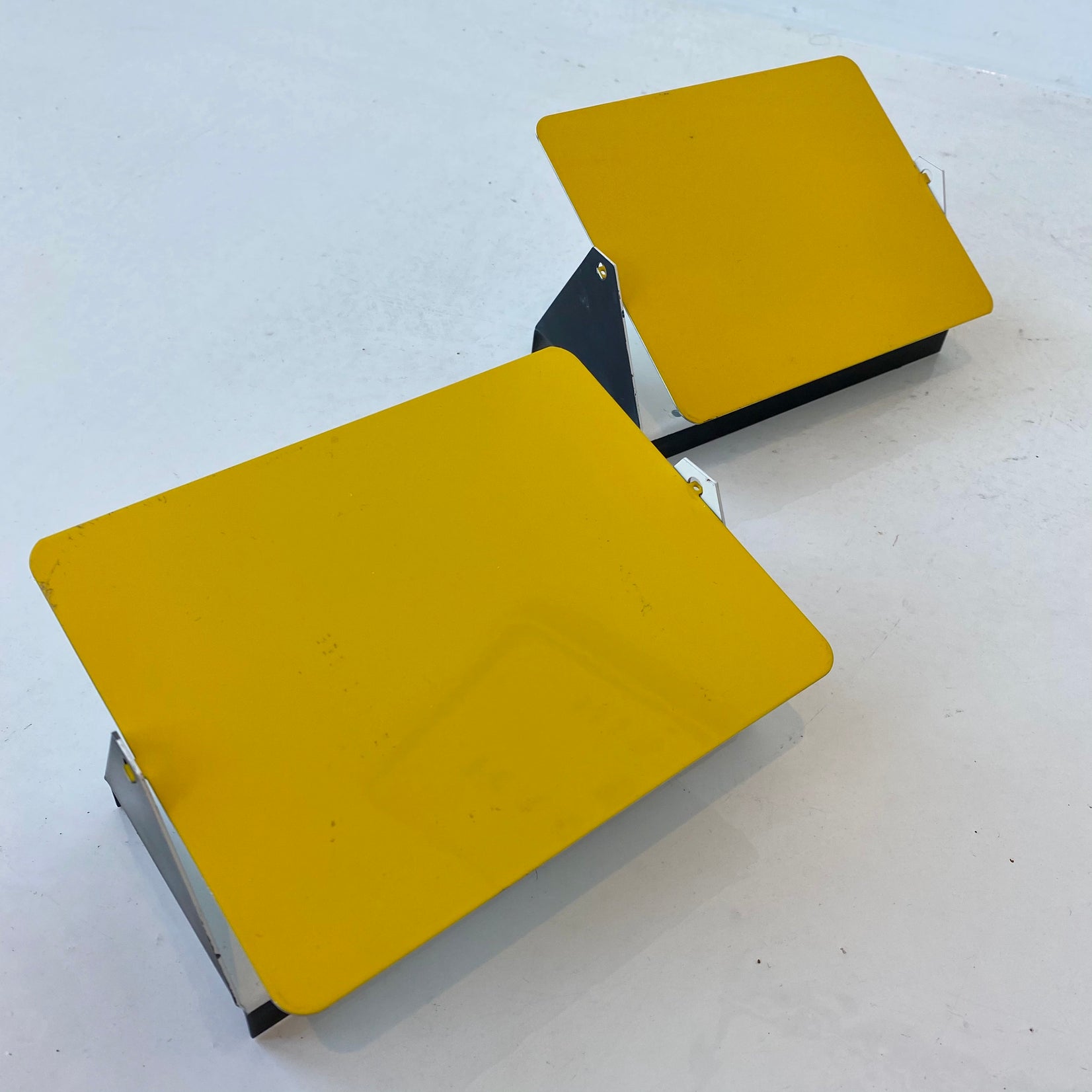 Charlotte Perriand Yellow CP1 Sconces, 1960s France