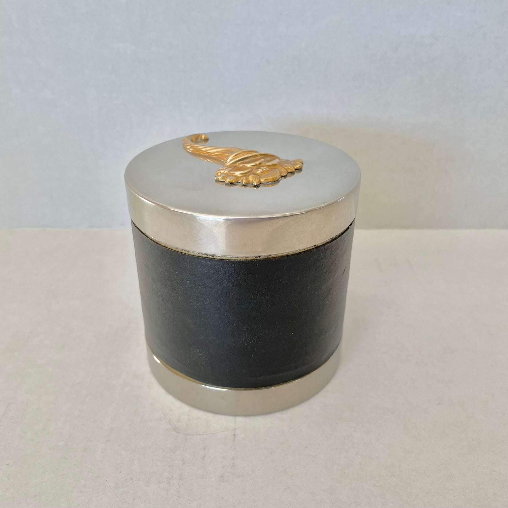 hermes cigarette case 1970's Box with Belt Buckle Motif (France) A cased French silver cigarette