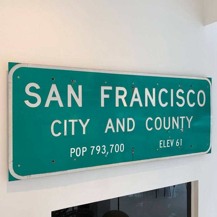 San Francisco Freeway City Limit Sign