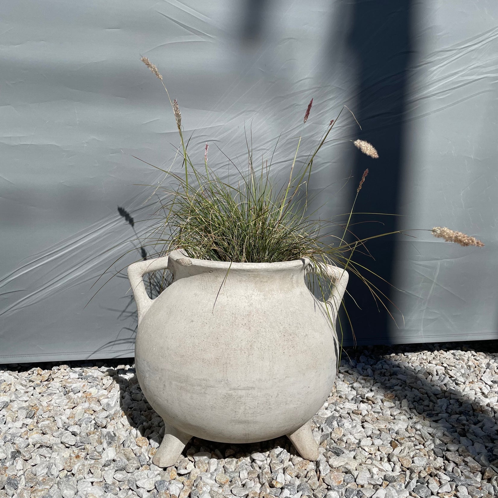 Concrete Marmite Planters by Willy Guhl