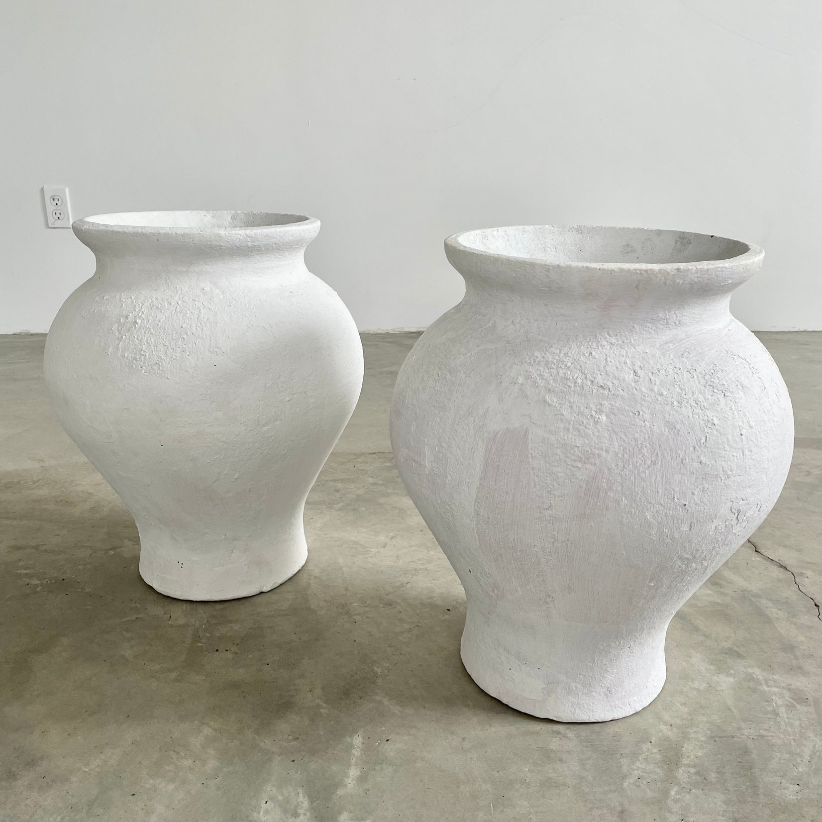 Willy Guhl Concrete Vase, 1960s Switzerland