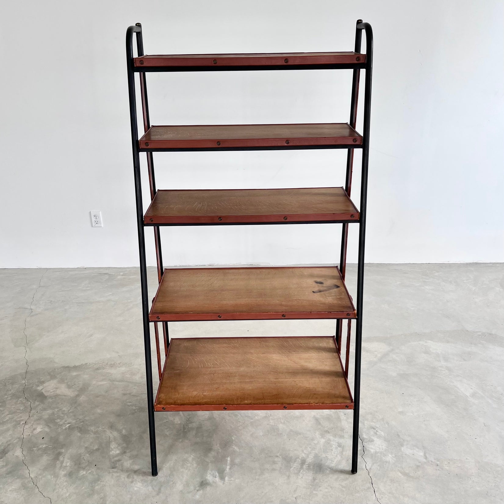 Jacques Adnet Bookcase, 1950s France