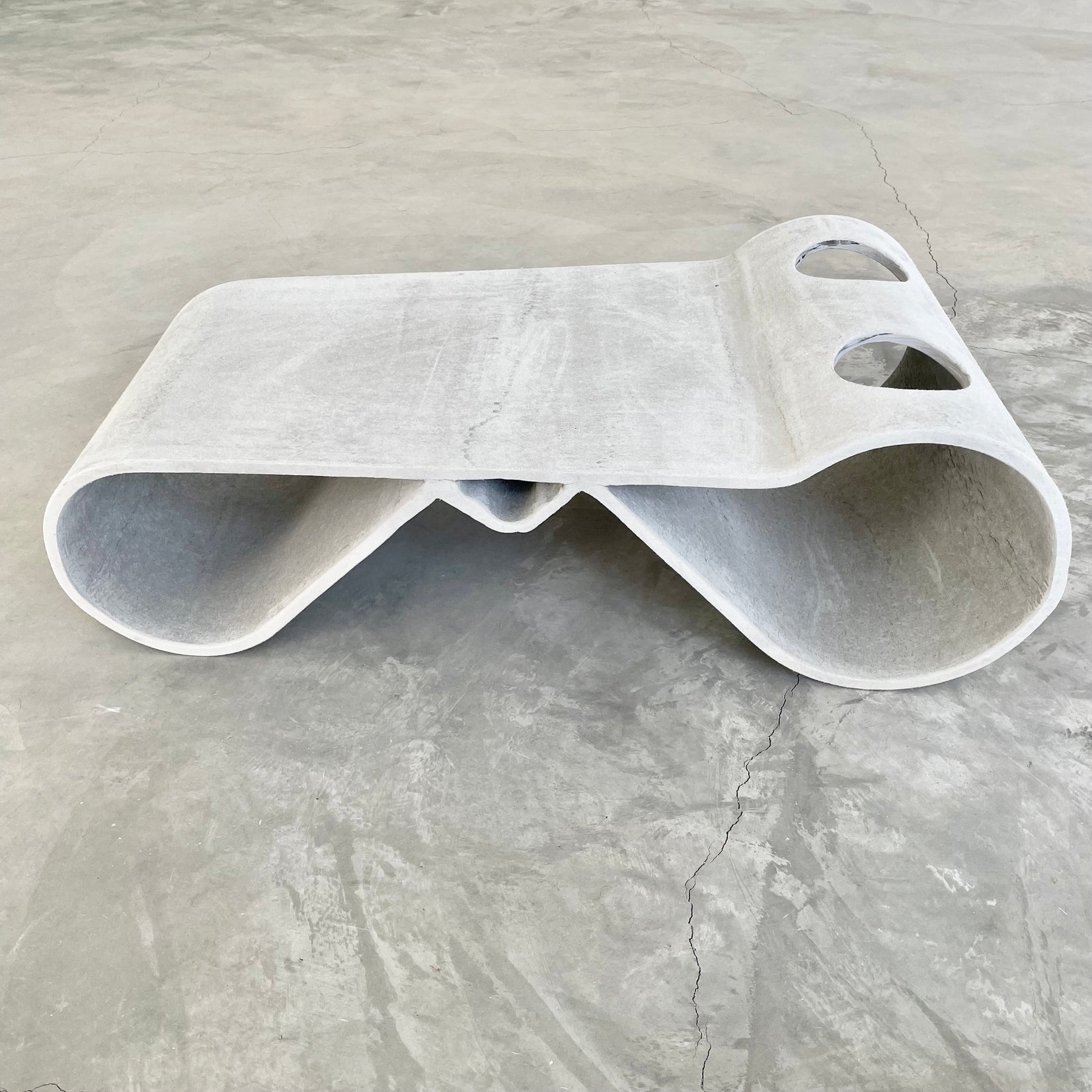 Willy Guhl Concrete Loop Table