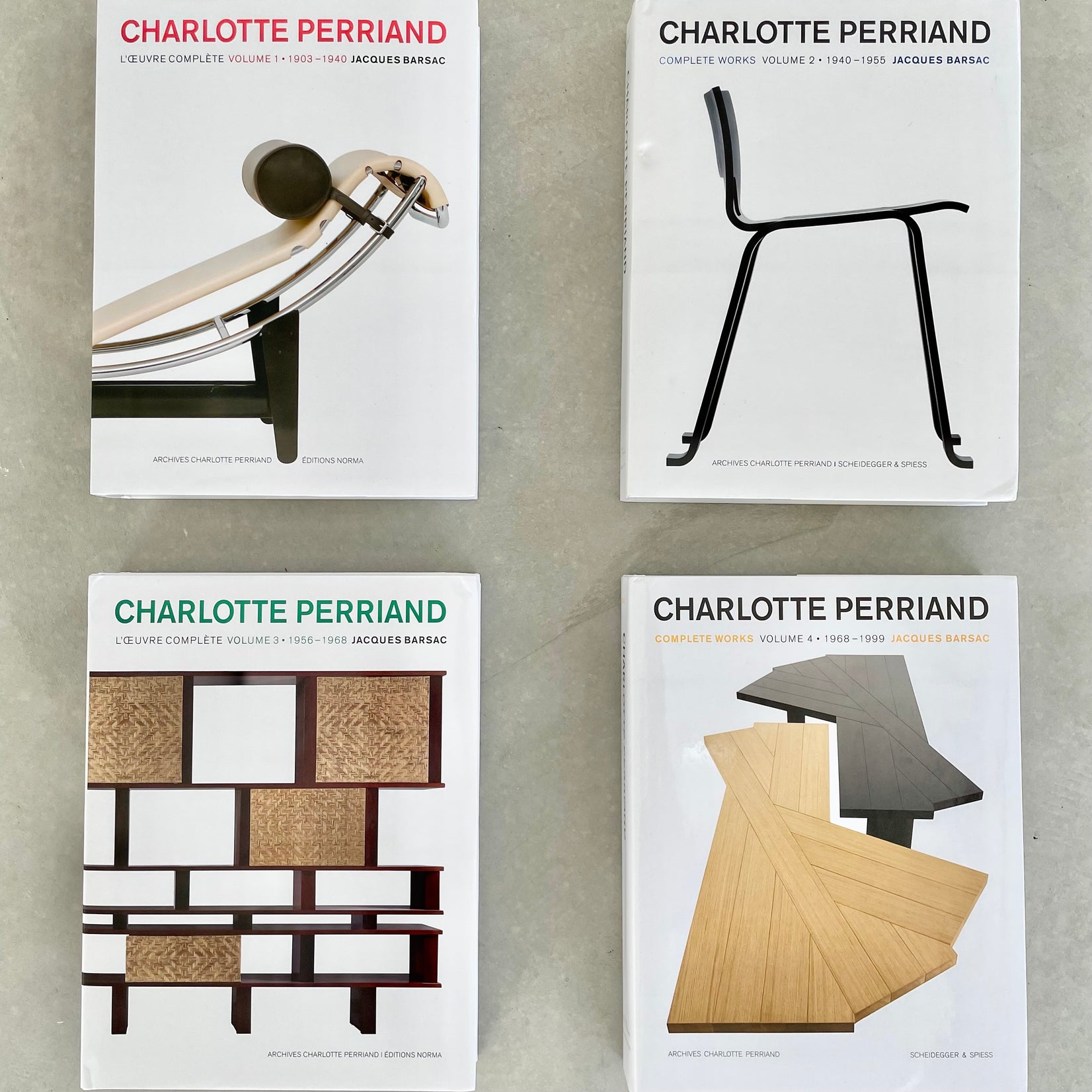 Charlotte Perriand Complete Works Vol 1-4