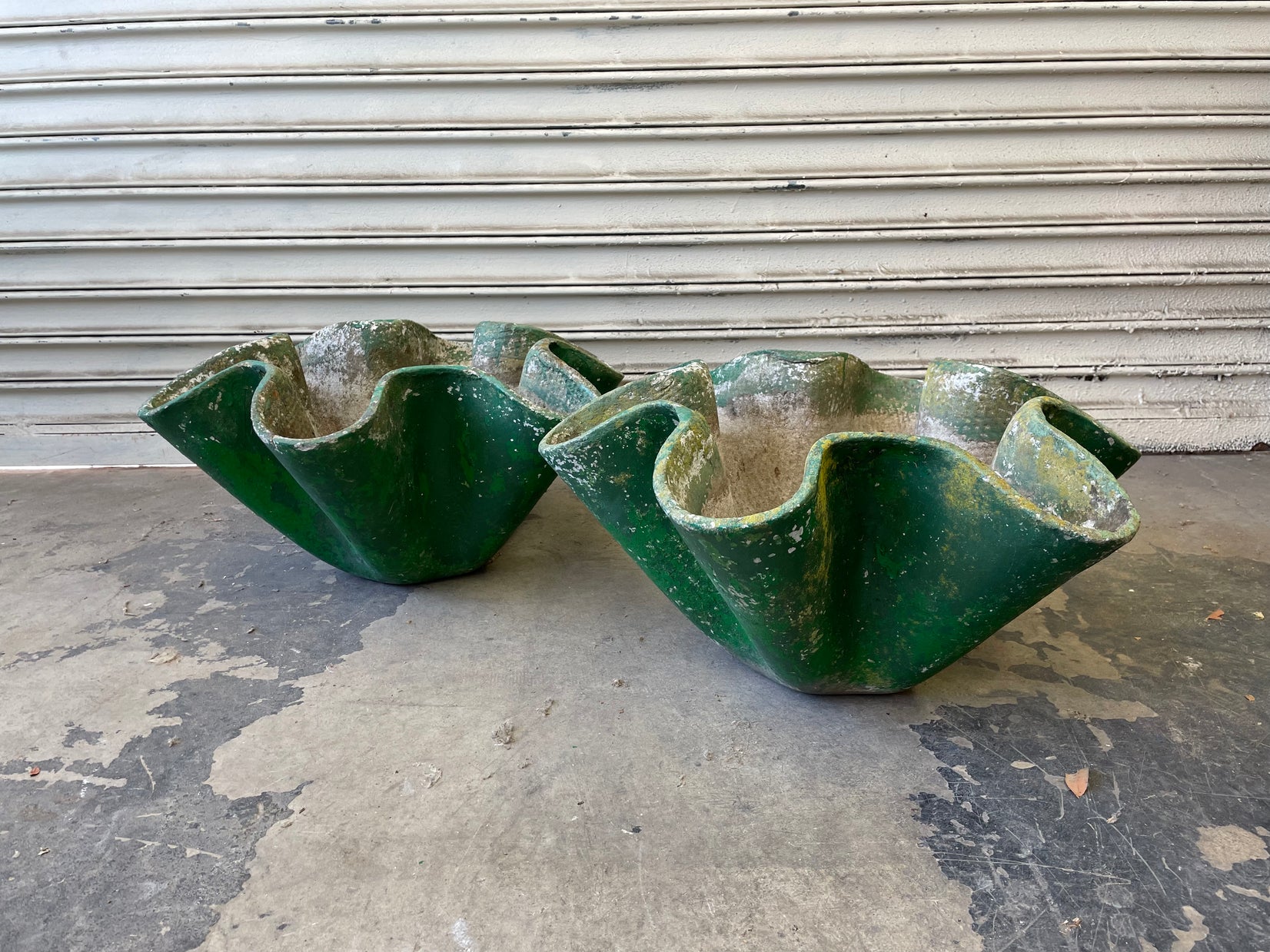 Willy Guhl Clam Shell Planters