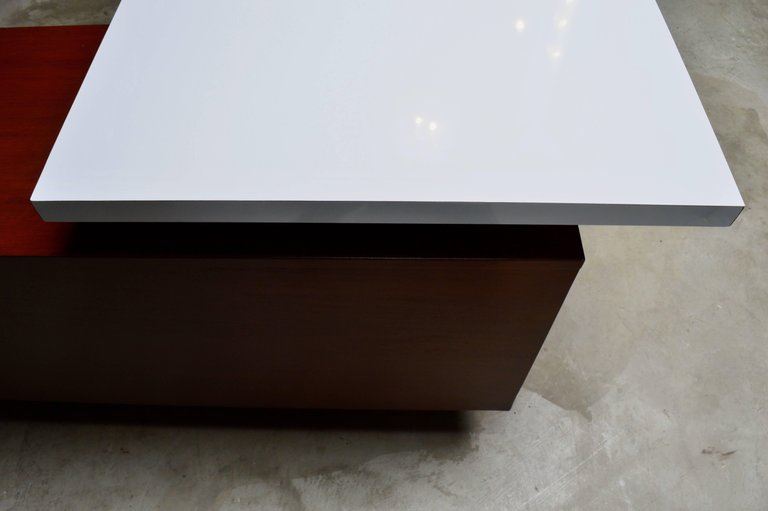 George Nelson "Dry Erase" Desk with Return