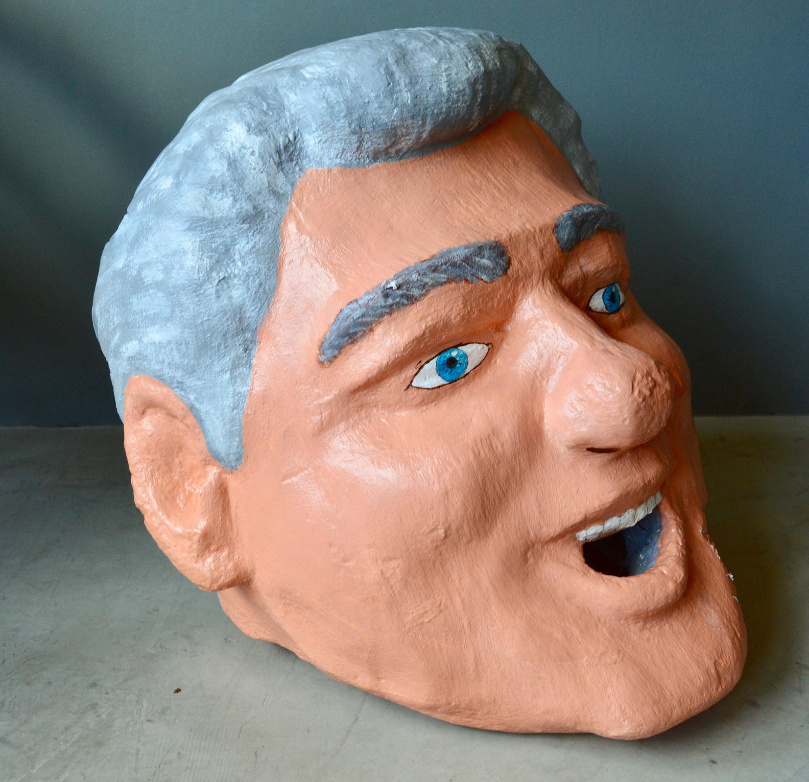 Monumental Bill Clinton Sculptural Head