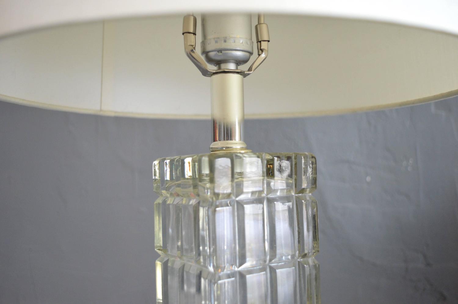 Beveled Glass Table Lamps
