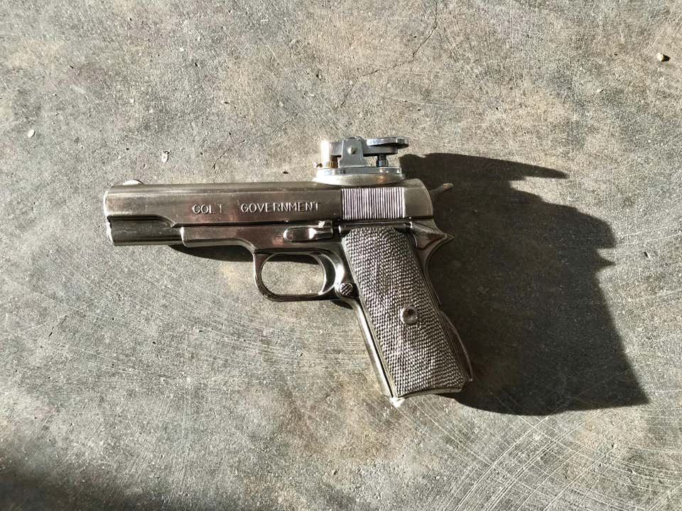 Vintage Colt Government Handgun Lighter