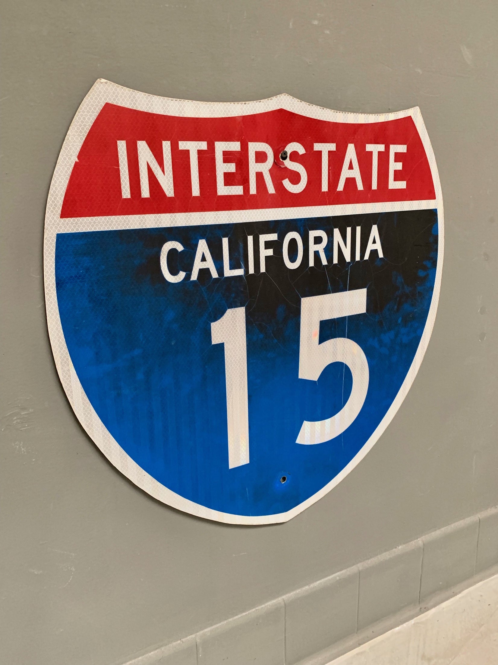 California Interstate 15 Freeway Sign