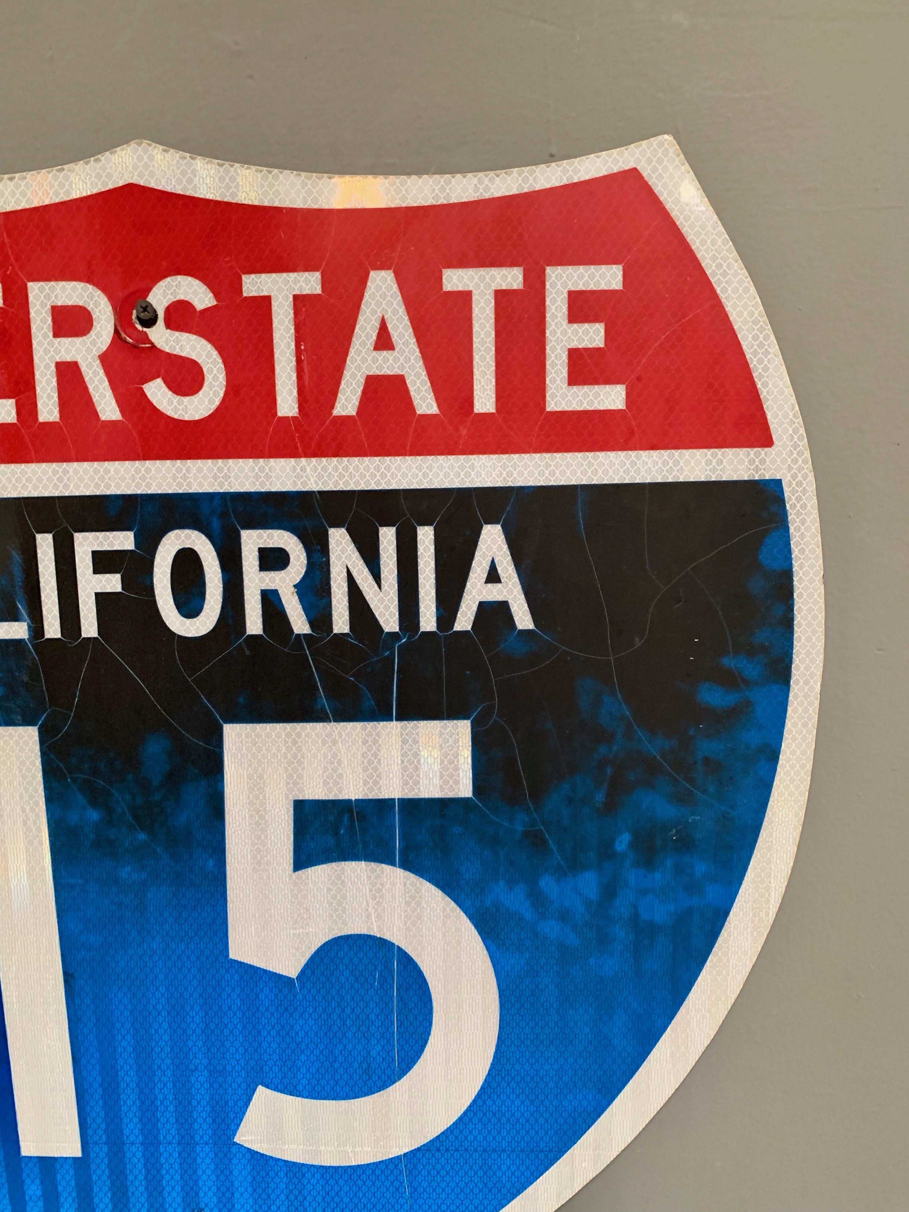 California Interstate 15 Freeway Sign