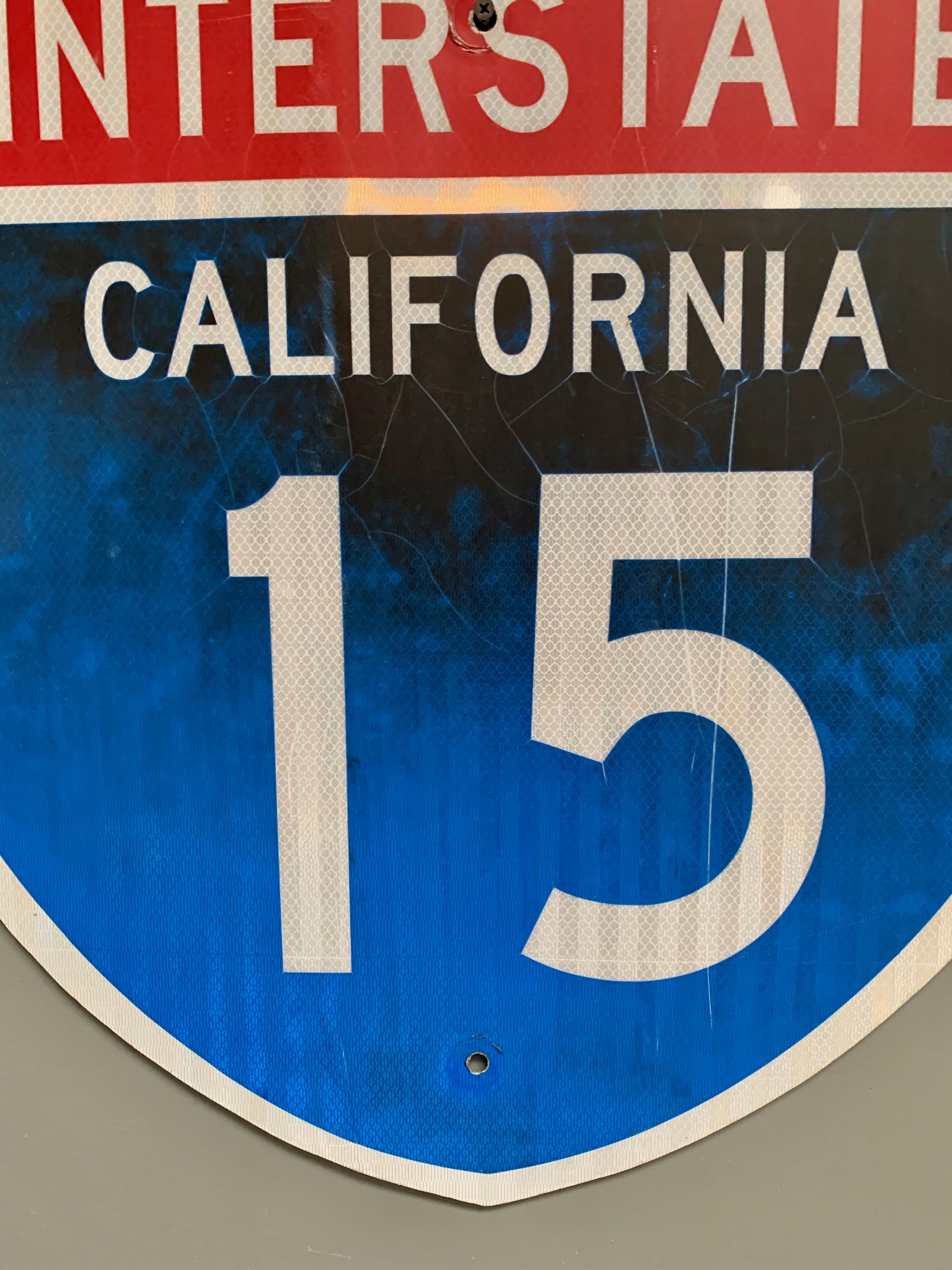 California Interstate 15 Freeway Sign