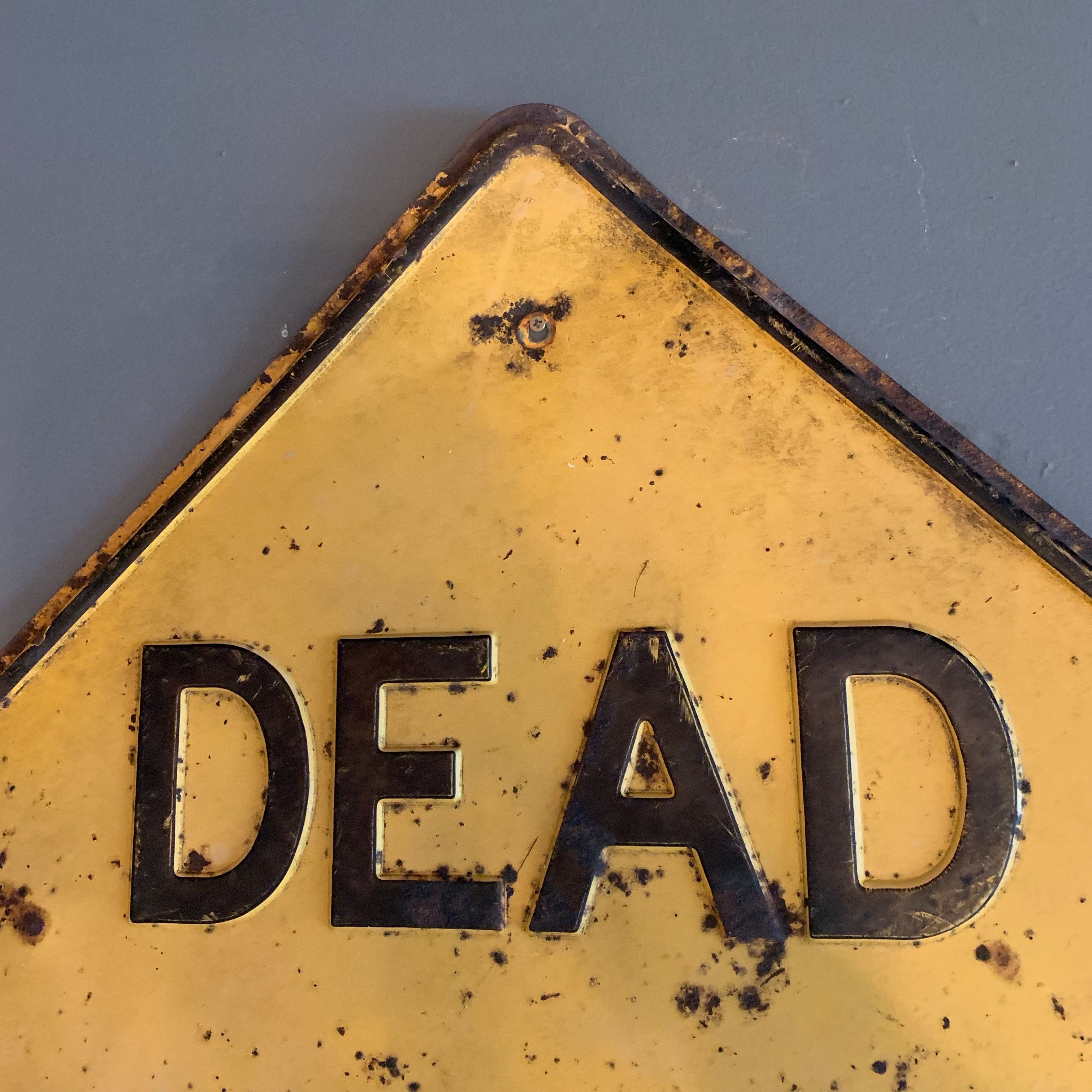 Los Angeles 'DEAD END' Embossed Street Sign