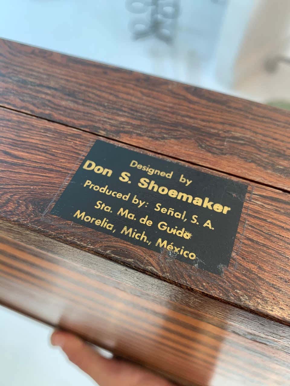 Rosewood Backgammon Set