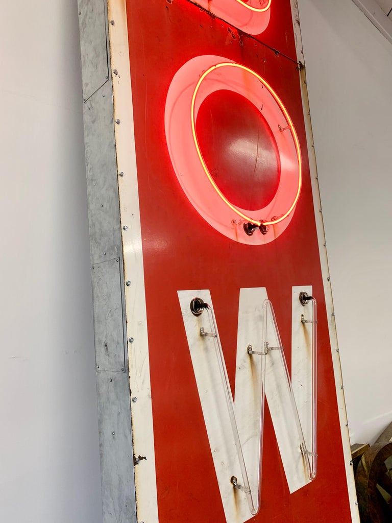 12.5 Foot Tall Vintage Neon Bowling Sign