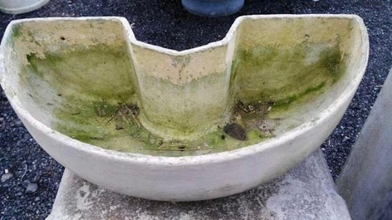 half moon plant pot Willy Guhl Half Moon Wall Planters