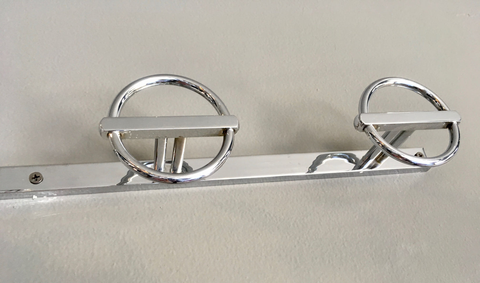 Large Nickel Coat Rack in the Style of Jean Royère, 1960s France