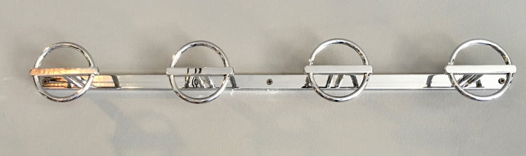 Large Nickel Coat Rack in the Style of Jean Royère, 1960s France