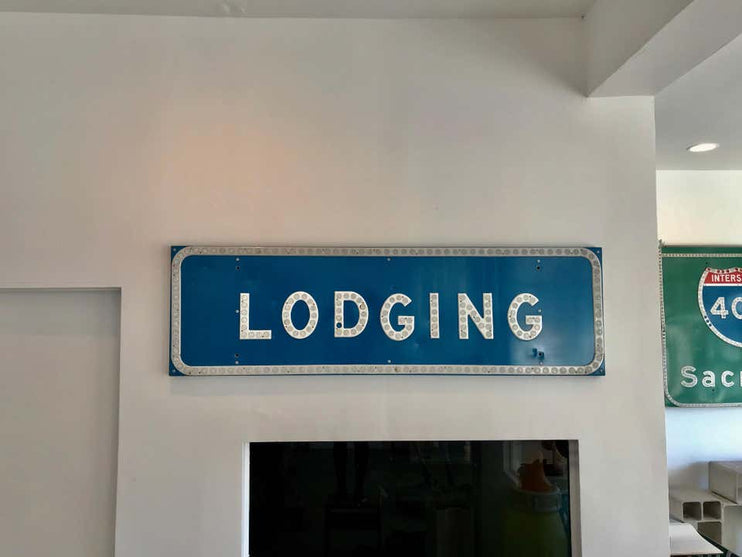 1981 California Highway Lodging Sign