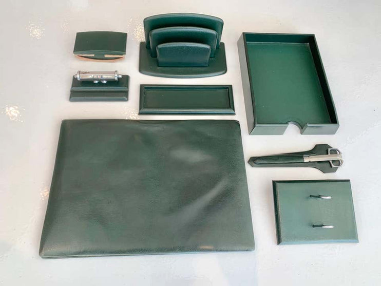 Le Tanneur French Leather Desk Set, 1960s France