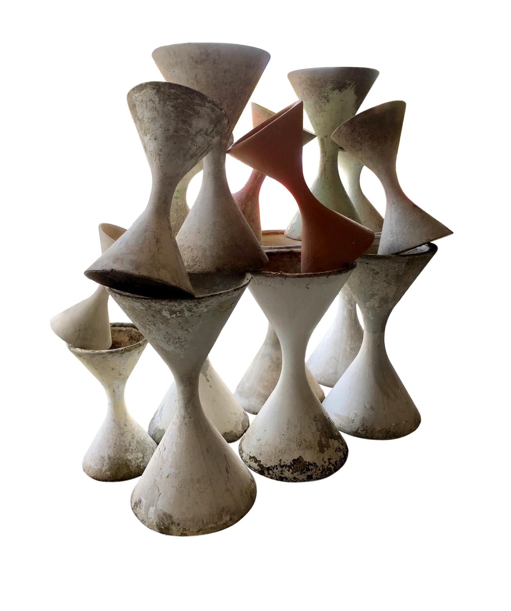 Willy Guhl Hourglass Planter Collection