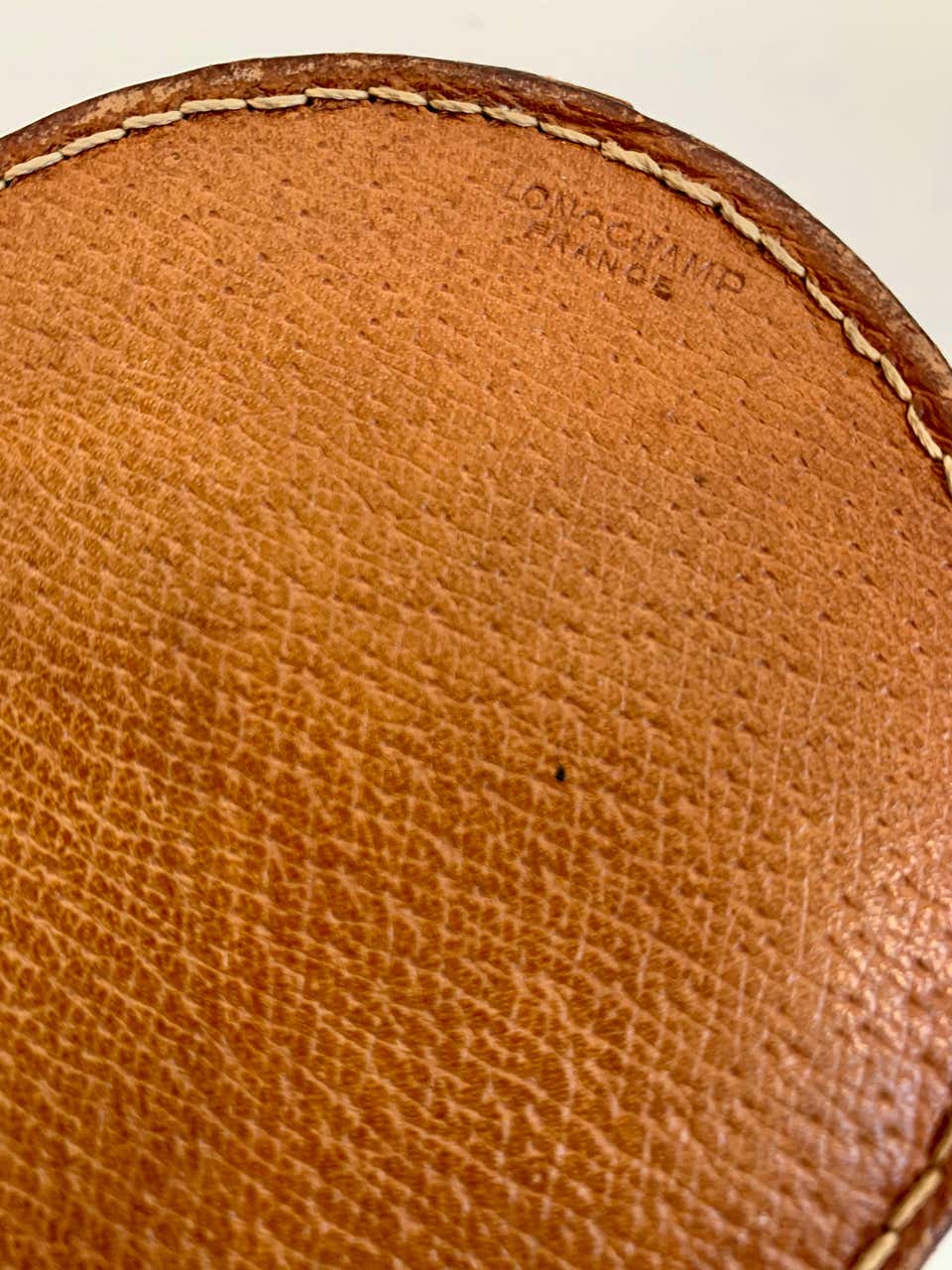 Longchamp Saddle Leather and Ceramic Catchall - Ashtray